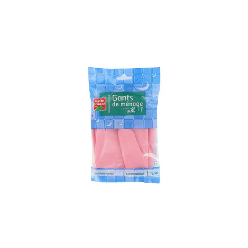 Gants de ménage rose taille M BF *22