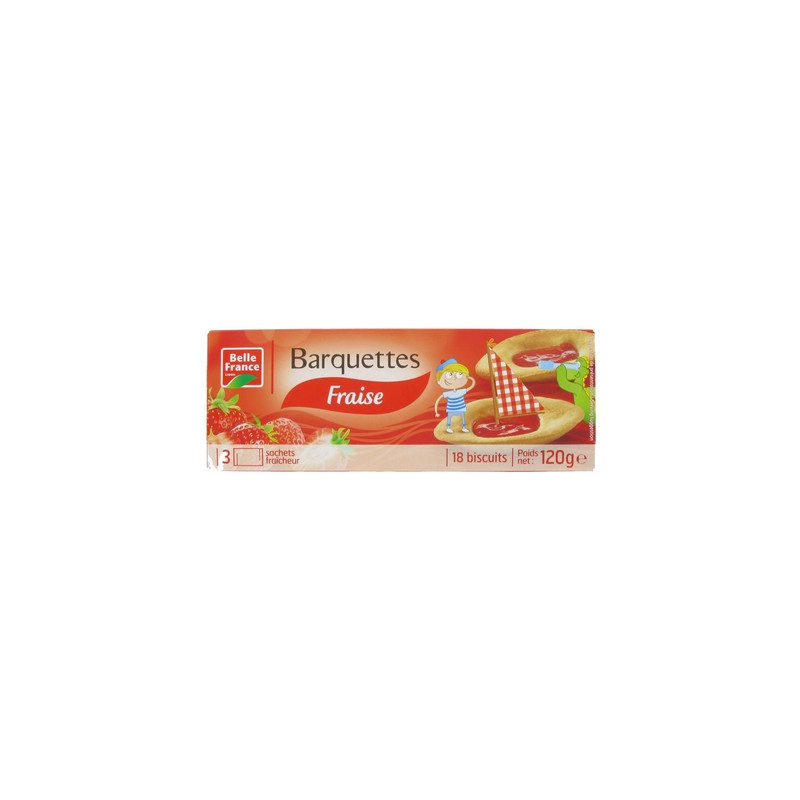 Barquettes fraise 120 g. BF *24