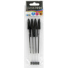 Stylos bille noirs 4 pces Classic *24