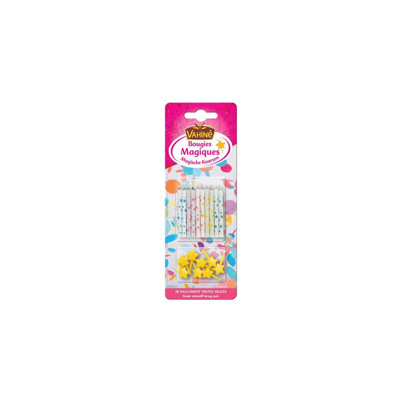 Bougies magiques x 10 Vahiné *12