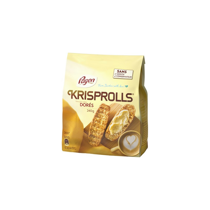 Krisprolls blond dorés 240 g. *15