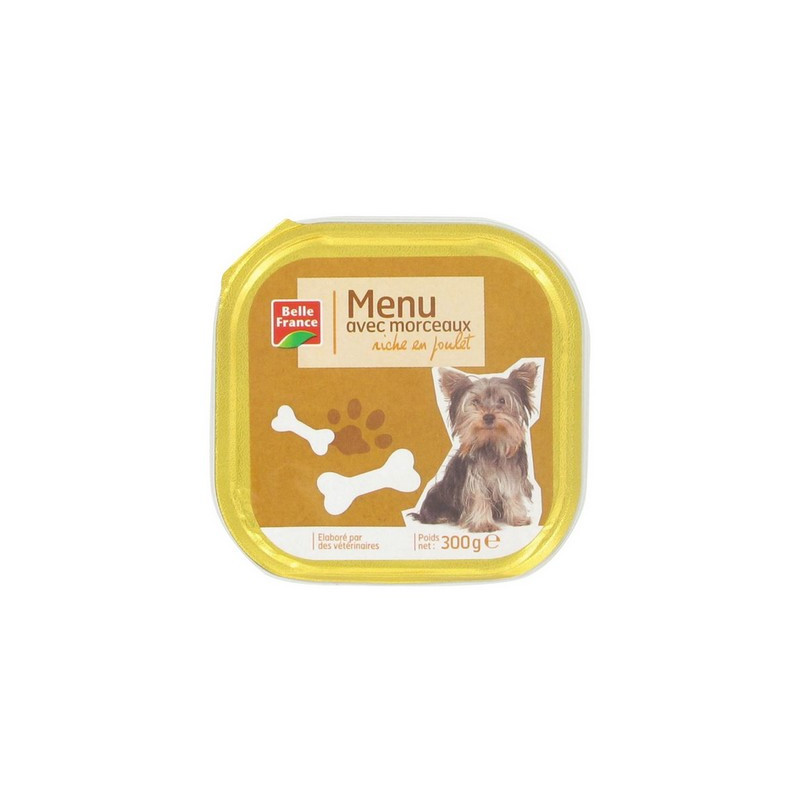 Menu chien barq. 300 g. poulet BF *9