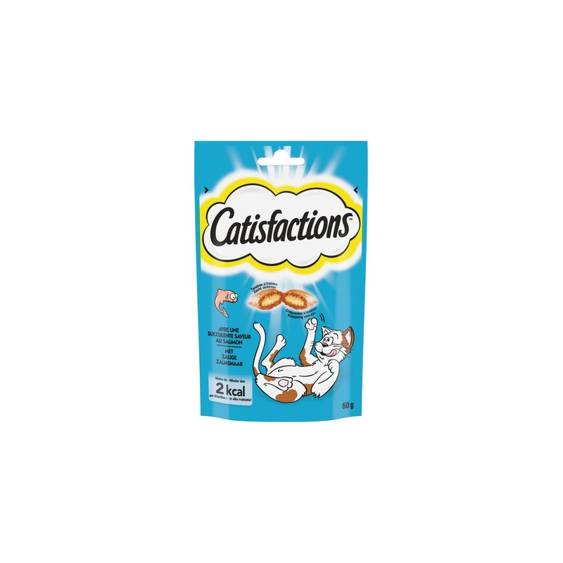 Catisfactions friandises chat saumon 60 g. *6