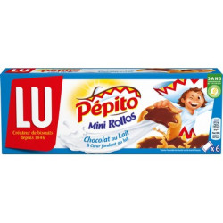 Pépito mini Rollos lait 225 g. LU *16