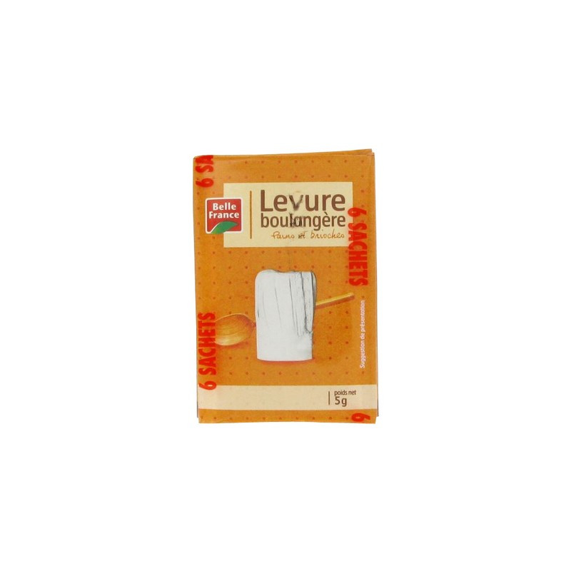 Levure boulangère 6 x 5 g. BF *20