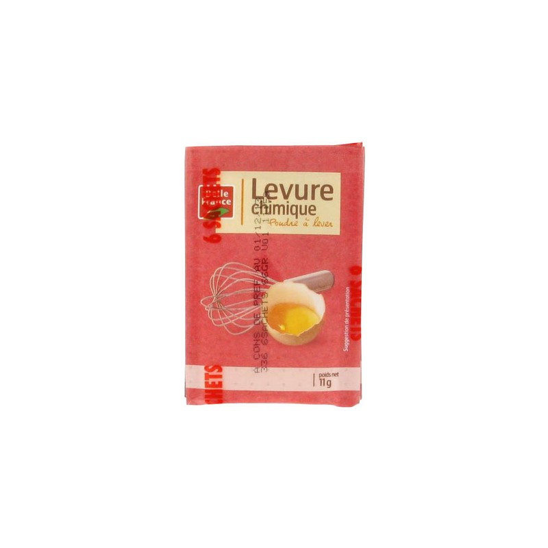 Levure chimique 6 x 11 g. BF *20