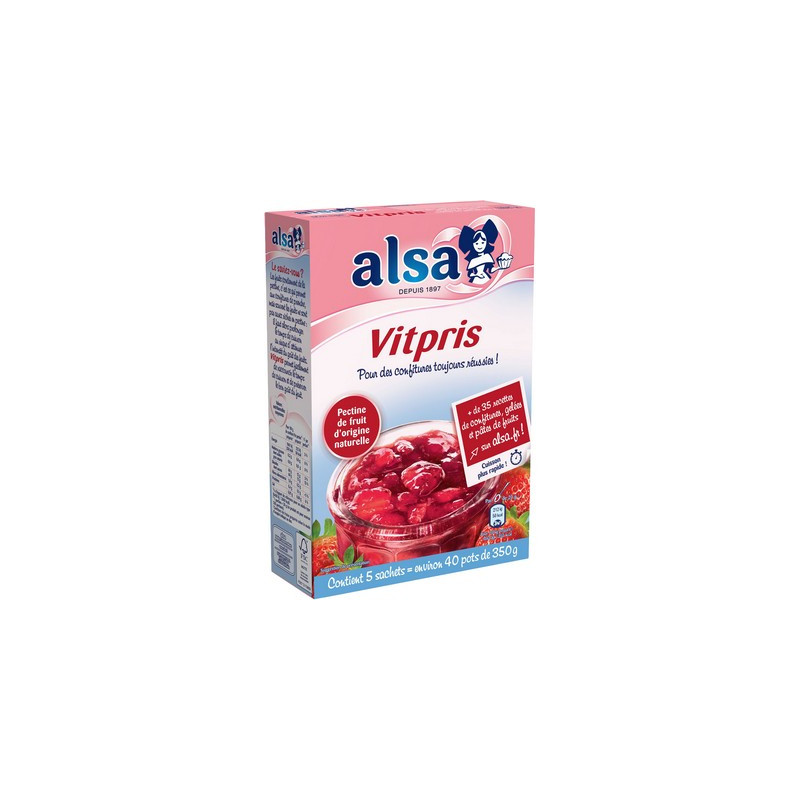 Gélifiant confiture 188 g. Alsa *7