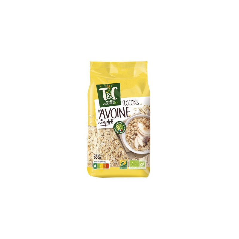 Flocons d\'avoine bio 500 g. T&C *8