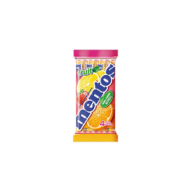 Mentos fruit 4 x 38 g. *35