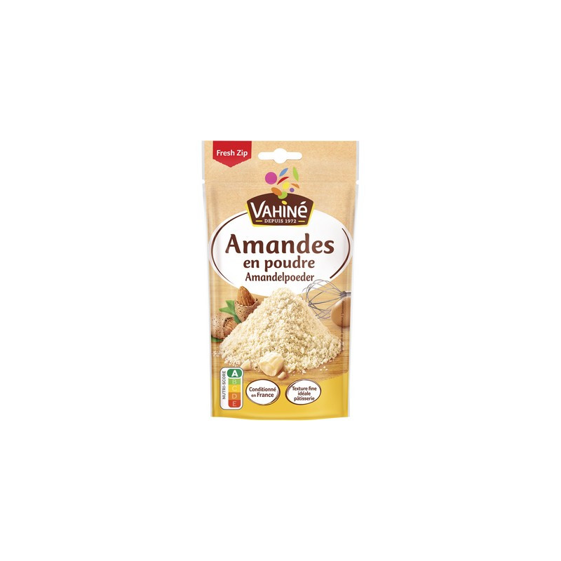 Amandes en poudre 125 g. Vahiné *12
