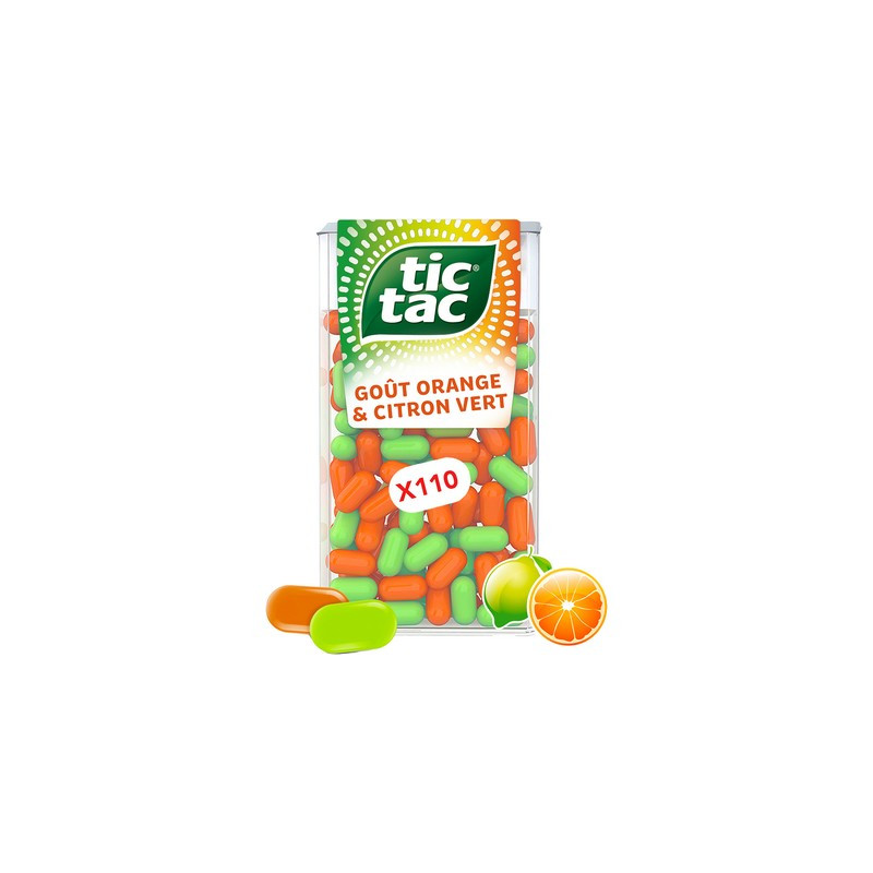 Tic Tac citron vert orange 54 g. *24
