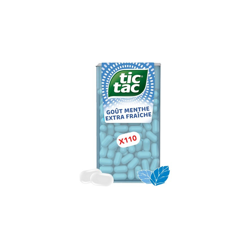 Tic Tac menthe extra fraîche 54 g. *24