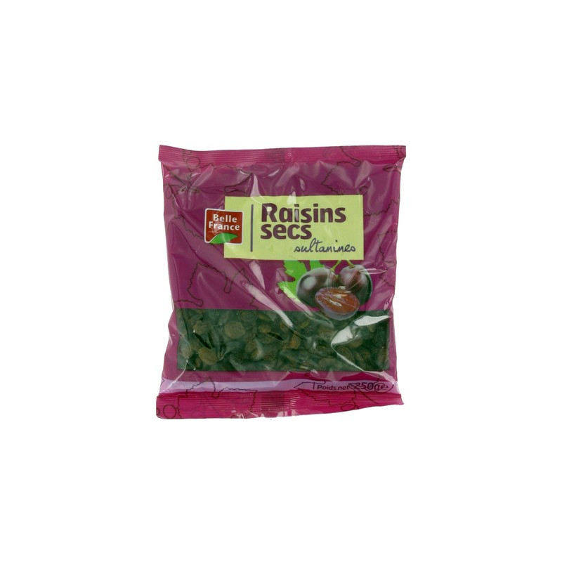 Raisins secs sultamines 250 g. BF *12