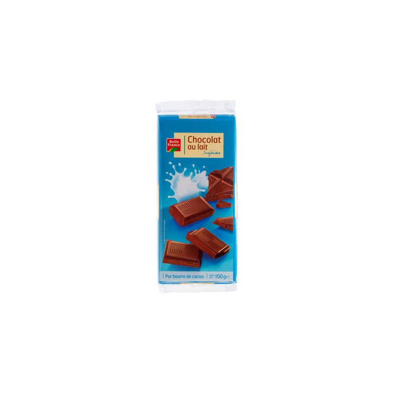 Chocolat au lait supérieur 3 x 100 g. BF *10