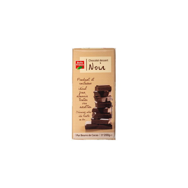 Chocolat dessert noir 200 g. BF *20