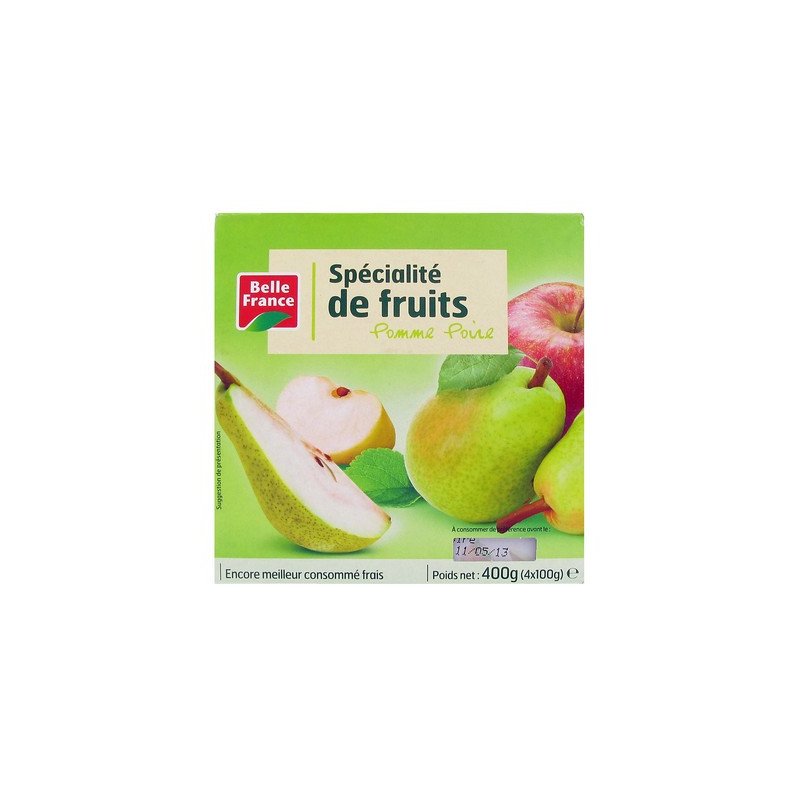 Spécialité de fruits pomme-poire 4 x 100 g. *6