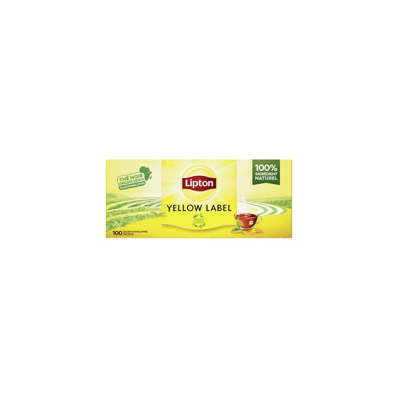 Thé Lipton Yellow label 100 sachets 200 g. *10