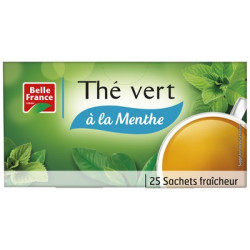 Thé vert menthe 25 sachets BF *10
