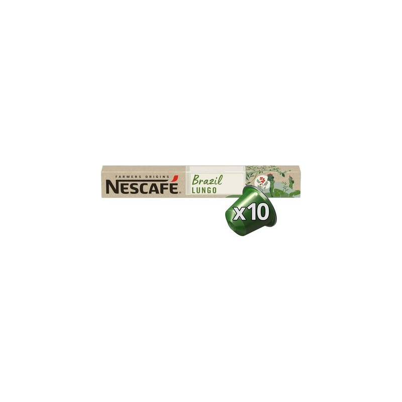 Café Nescafé longo Brazil x 10 capsules *12