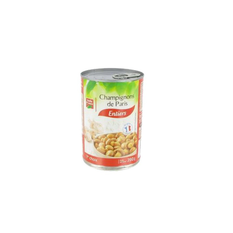 Champignons de Paris entiers 400 g. BF *12
