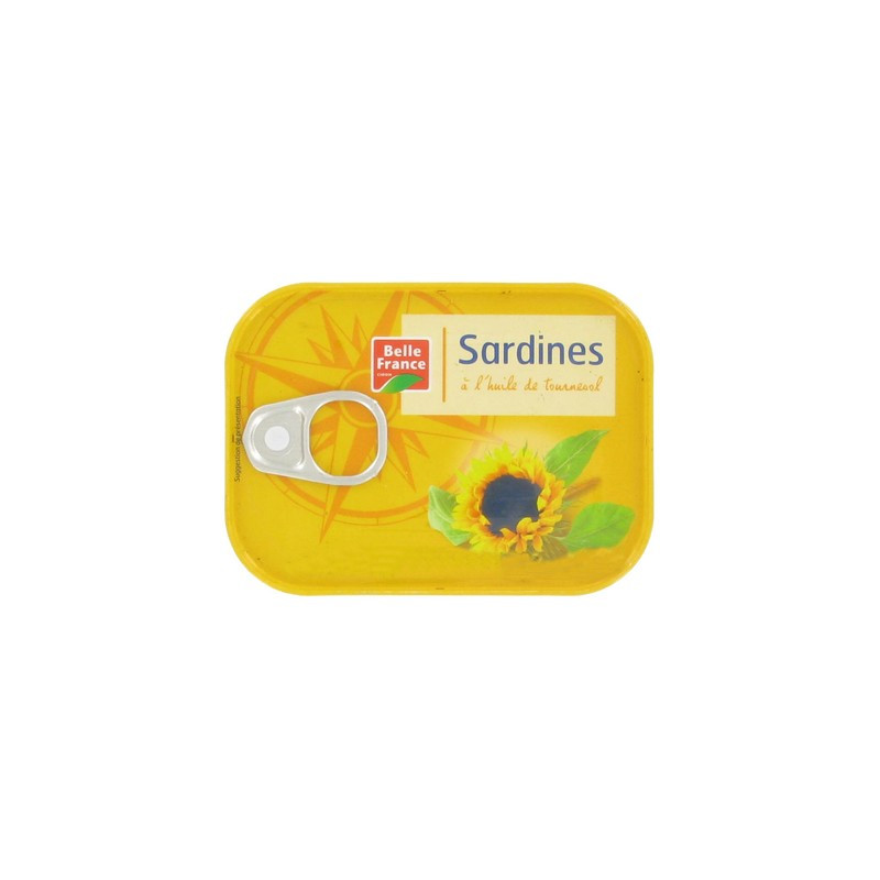 Sardines à l\'huile de tournesol 195 g. BF *16
