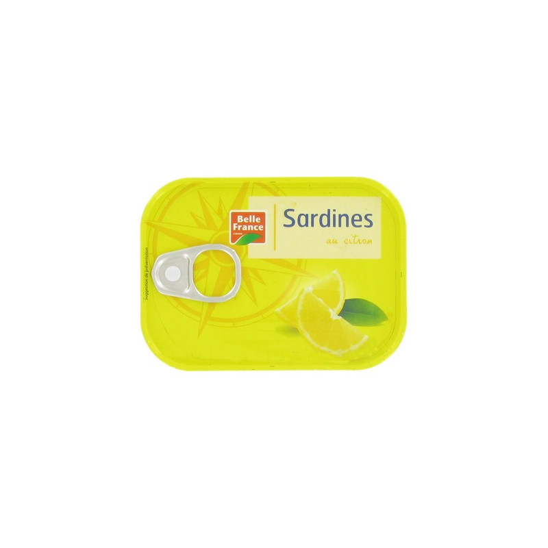 Sardines au citron 95 g. BF *16