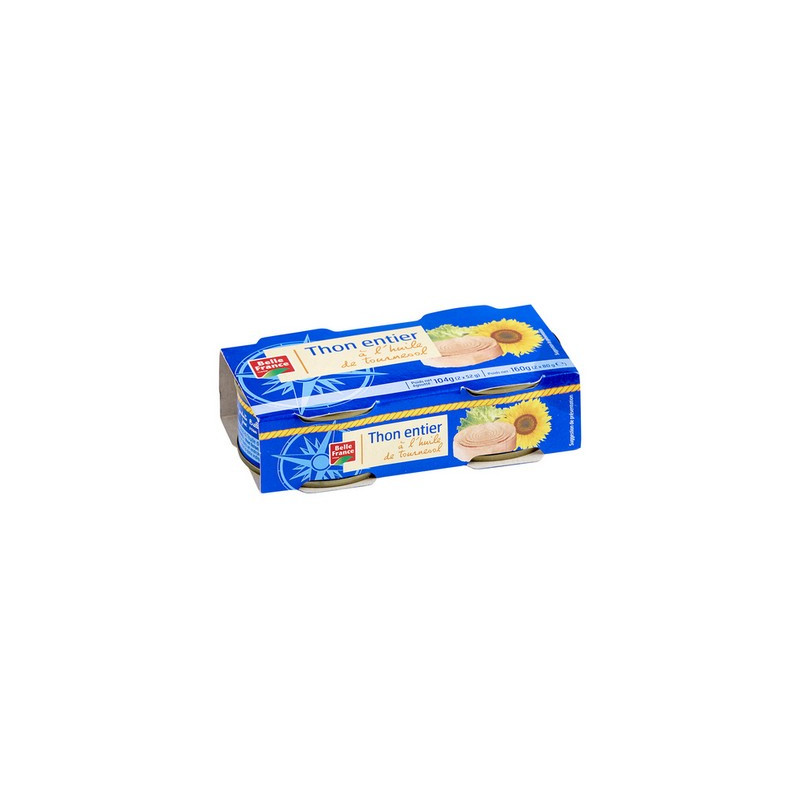 Thon entier à l\'huile végétale 160 g. BF *12