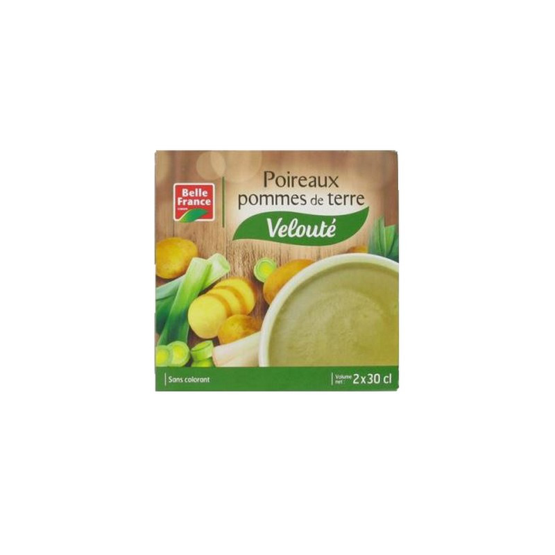 Velouté poireaux/pdt brique 2 x 300 ml. BF *9