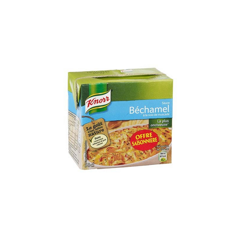 Sauce bechamel brique 50 cl. Knorr *12