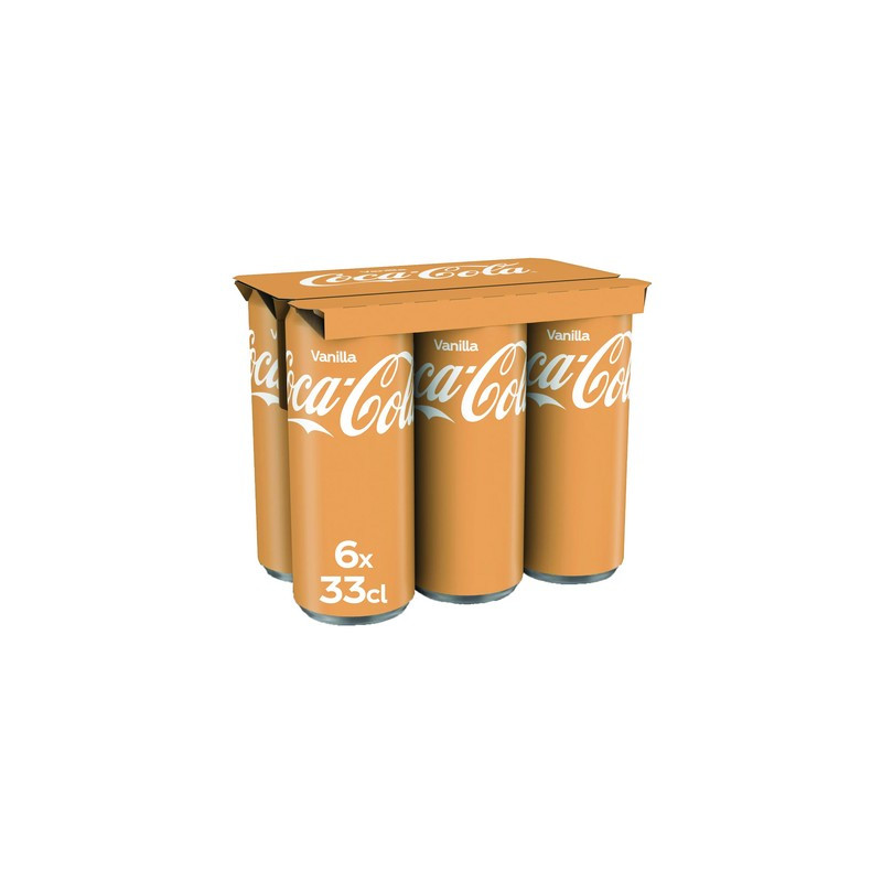 Coca sleek vanille can. 33 cl. *6
