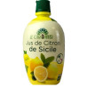 Jus de citron jaune de Sicile 200 ml. *12