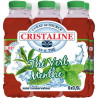 Cristaline aromatisée thé menthe 50 cl. *6