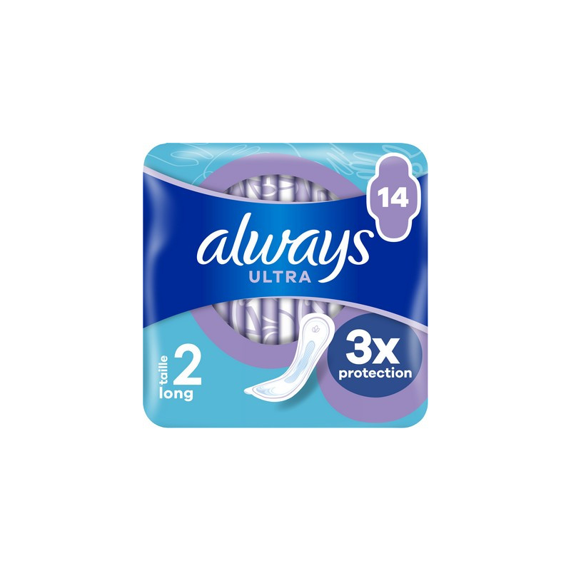 Serviettes long 14 pces Always *12
