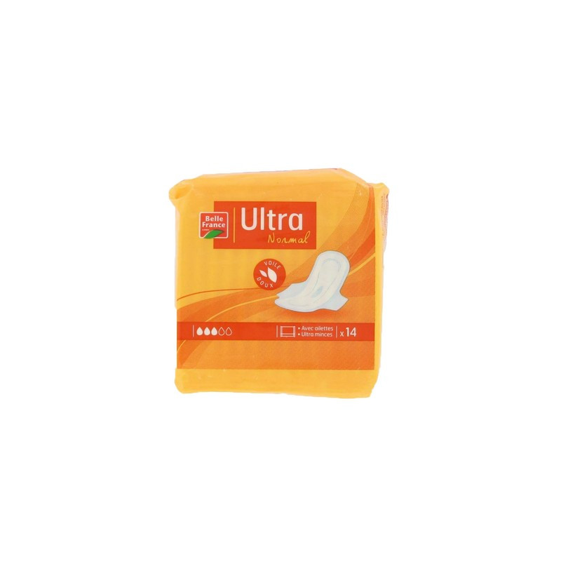 Serviettes ailettes ultra normale 14 pces BF *12